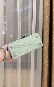 LV Rose De Vents Mini Ostrich Candy Green - 19x15x9cm - 5