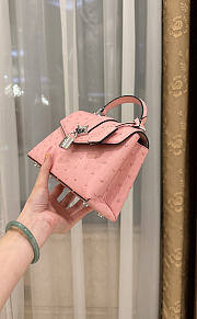 LV Rose De Vents Mini Ostrich Candy Pink - 19x15x9cm - 6