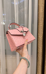 LV Rose De Vents Mini Ostrich Candy Pink - 19x15x9cm - 5