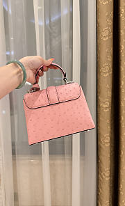 LV Rose De Vents Mini Ostrich Candy Pink - 19x15x9cm - 4