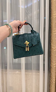 LV Rose De Vents Mini Ostrich Green - 19x15x9cm - 5