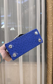 LV Rose De Vents Mini Ostrich Blue - 19x15x9cm - 2