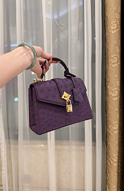 LV Rose De Vents Mini Ostrich Purple - 19x15x9cm - 5