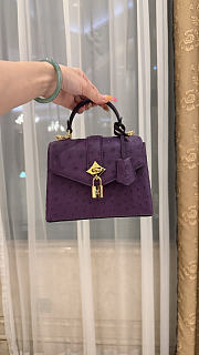 LV Rose De Vents Mini Ostrich Purple - 19x15x9cm - 4