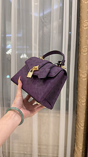 LV Rose De Vents Mini Ostrich Purple - 19x15x9cm - 3