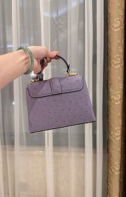 LV Rose De Vents Mini Ostrich Light Purple - 19x15x9cm - 2