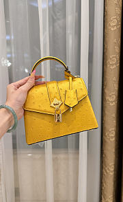 LV Rose De Vents Mini Ostrich Yellow - 19x15x9cm - 2