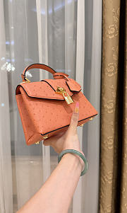 LV Rose De Vents Mini Ostrich Orange - 19x15x9cm - 2