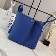 Loewe Medium Bilbao Bucket In Smooth Calfskin Blue - 26x25x13cm - 2