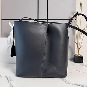 Loewe Large Bilbao Bucket In Smooth Calfskin Brown - 34x31x17cm