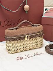 Loro Piana Extra Pocket L19 Wicker Cotton Malt/Vicuna/Dark Vicuna/Sun Gold (F7Y1) - 11x19x7cm - 6