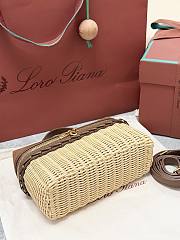 Loro Piana Extra Pocket L19 Wicker Cotton Malt/Vicuna/Dark Vicuna/Sun Gold (F7Y1) - 11x19x7cm - 5