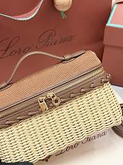 Loro Piana Extra Pocket L19 Wicker Cotton Malt/Vicuna/Dark Vicuna/Sun Gold (F7Y1) - 11x19x7cm - 4