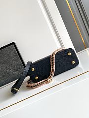 LV Capucines Mini Taurillon Leather Black M29439 - 21x14x8cm - 6