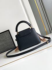 LV Capucines Mini Taurillon Leather Black M29439 - 21x14x8cm - 4