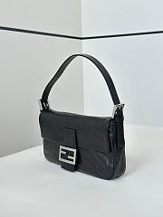 Fendi Baguette 26424 Leather Black - 26x4x14cm - 3