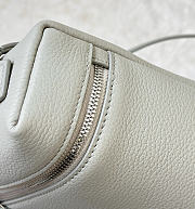 Loro Piana Extra Pocket backpack L23.5  Grained Calfskin Gray - 23x21x8cm - 5