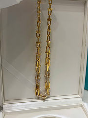 Tiffany HardWear Graduated Link Necklace in Yellow Gold with Pavé Diamonds - 2
