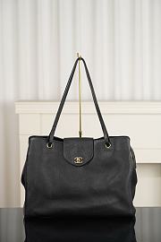 Chanel Large Shopping Bag Grained Calfskin & Gold-Tone Metal Black AS6245 - 46x36x20cm - 1