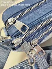 LV Trio Messenger Damoflage Canvas Indigo Blue M28601 - 25x18.5x7cm - 5