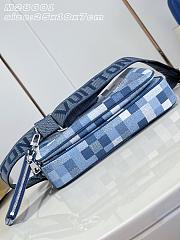 LV Trio Messenger Damoflage Canvas Indigo Blue M28601 - 25x18.5x7cm - 4