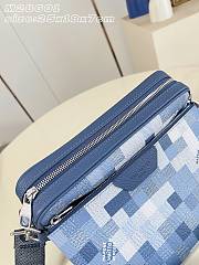 LV Trio Messenger Damoflage Canvas Indigo Blue M28601 - 25x18.5x7cm - 3