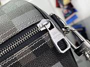 LV Speedy 30 Bandouliere Damoflage Canvas Black M28977 - 30x21x17cm - 5