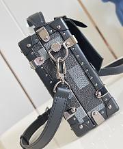 LV Handle Trunk Damoflage Canvas Black M28978 - 24x16.5x8cm - 6