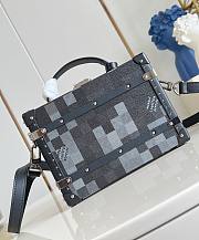 LV Handle Trunk Damoflage Canvas Black M28978 - 24x16.5x8cm - 3