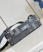 LV Handle Trunk Damoflage Canvas Black M28978 - 24x16.5x8cm - 4