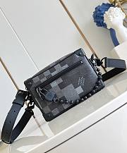 LV Mini Soft Trunk Damoflage Canvas Black M14922 - 18.5x13x8cm - 1