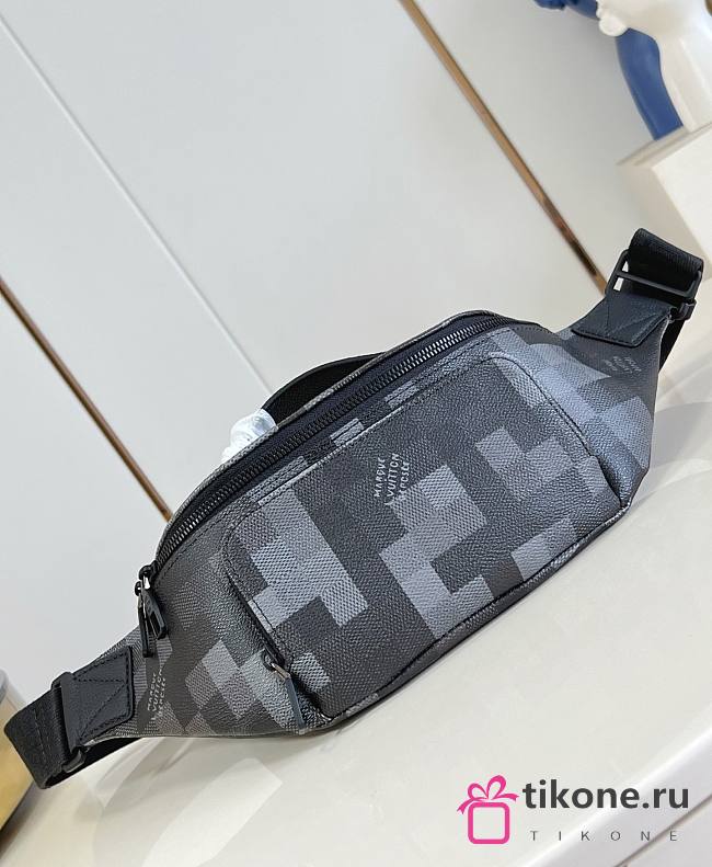 LV Rush Bumbag Damoflage Canvas Black M14920 - 30x15x8cm - 1