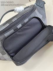 LV Rush Bumbag Damoflage Canvas Black M14920 - 30x15x8cm - 6