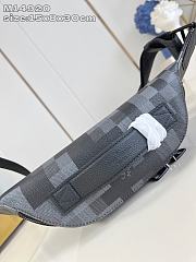 LV Rush Bumbag Damoflage Canvas Black M14920 - 30x15x8cm - 5