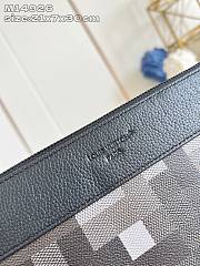 LV Pochette Voyage Souple Pouch Damoflage Canvas Black M14926 - 33.5x26x5.5cm - 3