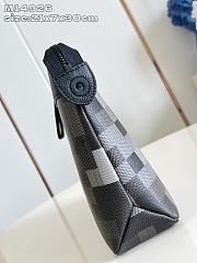 LV Pochette Voyage Souple Pouch Damoflage Canvas Black M14926 - 33.5x26x5.5cm - 2