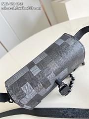 LV Steamer Wearable Wallet Damoflage Canvas Black M14923 - 18x11x6.5cm - 5