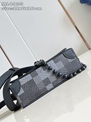 LV Steamer Wearable Wallet Damoflage Canvas Black M14923 - 18x11x6.5cm - 2