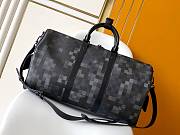 LV Keepall Bandouliere 50 Damoflage Canvas Black M14957 - 50x29x23cm - 4
