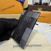 LV Double Card Holder Damoflage Canvas Black M14929 - 11x7x1.5cm - 4