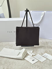The Row Cecily Leather Tote Brown - 22x4x17.5cm - 1