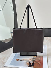 The Row Cecily Leather Tote Brown - 22x4x17.5cm - 5