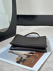 The Row Cecily Leather Tote Brown - 22x4x17.5cm - 3