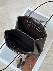 The Row Cecily Leather Tote Brown - 22x4x17.5cm - 2
