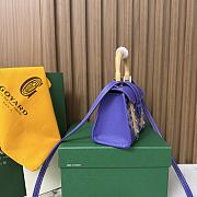 Goyard Saigon Structure Nano Bag Multicoloured Blueberry Purple - 14.5x11.5x17cm - 5
