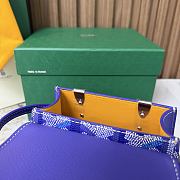 Goyard Saigon Structure Nano Bag Multicoloured Blueberry Purple - 14.5x11.5x17cm - 4