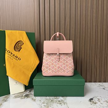Goyard Alpin Mini Backpack Multicoloured Powder Pink - 23x19x9.5cm