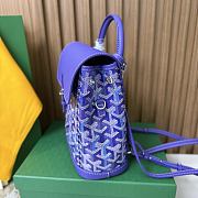 Goyard Alpin Mini Backpack Multicoloured Blueberry Purple - 23x19x9.5cm - 6