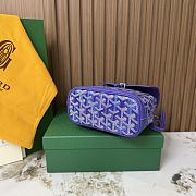 Goyard Alpin Mini Backpack Multicoloured Blueberry Purple - 23x19x9.5cm - 4