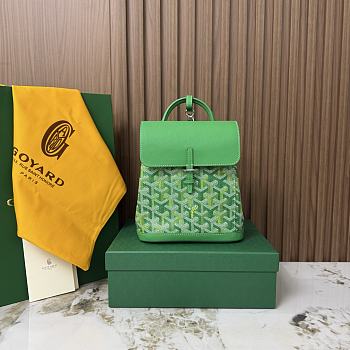 Goyard Alpin Mini Backpack Multicoloured Meadow Green - 23x19x9.5cm